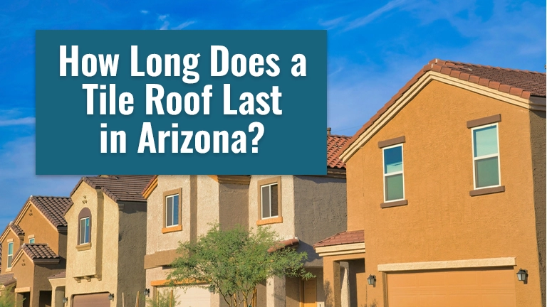 Tile roof under the Arizona sun