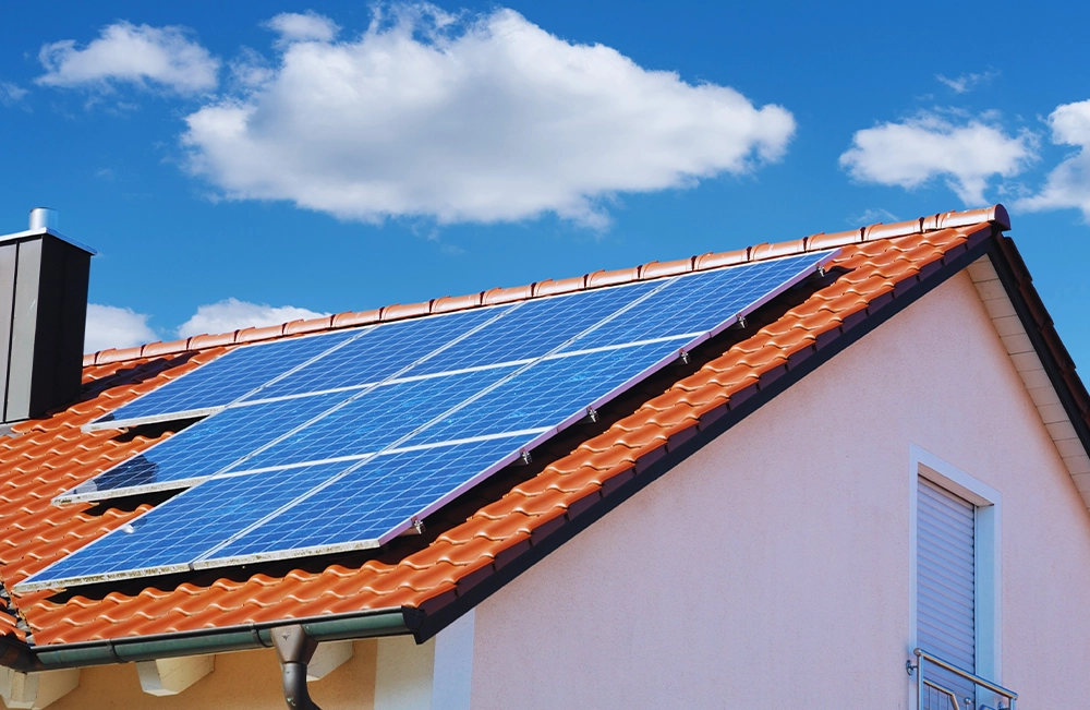 Solar panels on a Chandler AZ roof